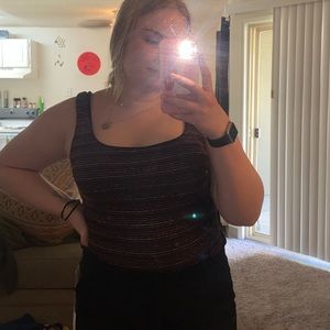 All in favor sparkly body suit size Medium